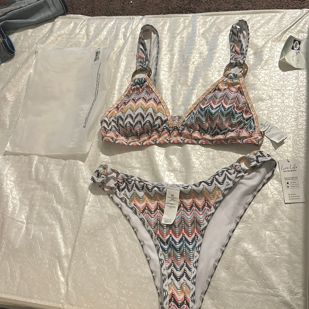 Bikini, Swim set size M cupshe multicolor